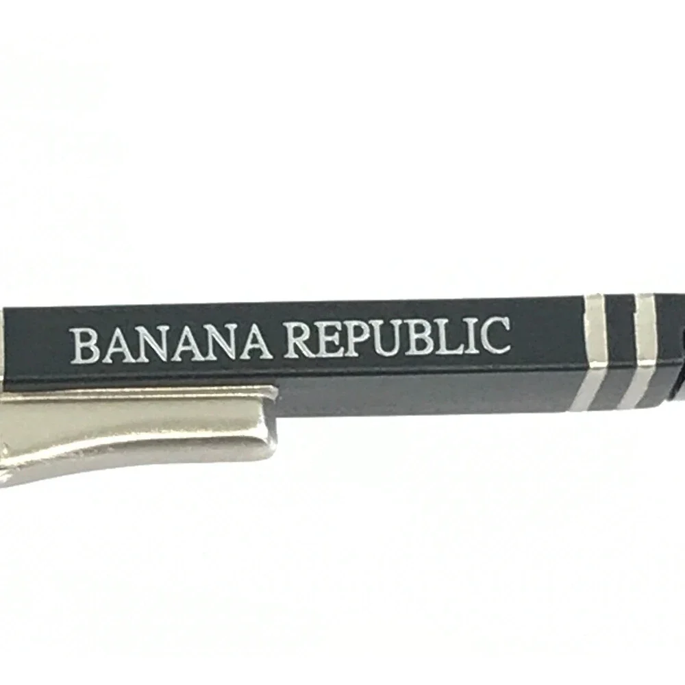 Banana Republic Eyeglasses Frames ROMAN/N 003 Black Gray Rectangle 54-19-145